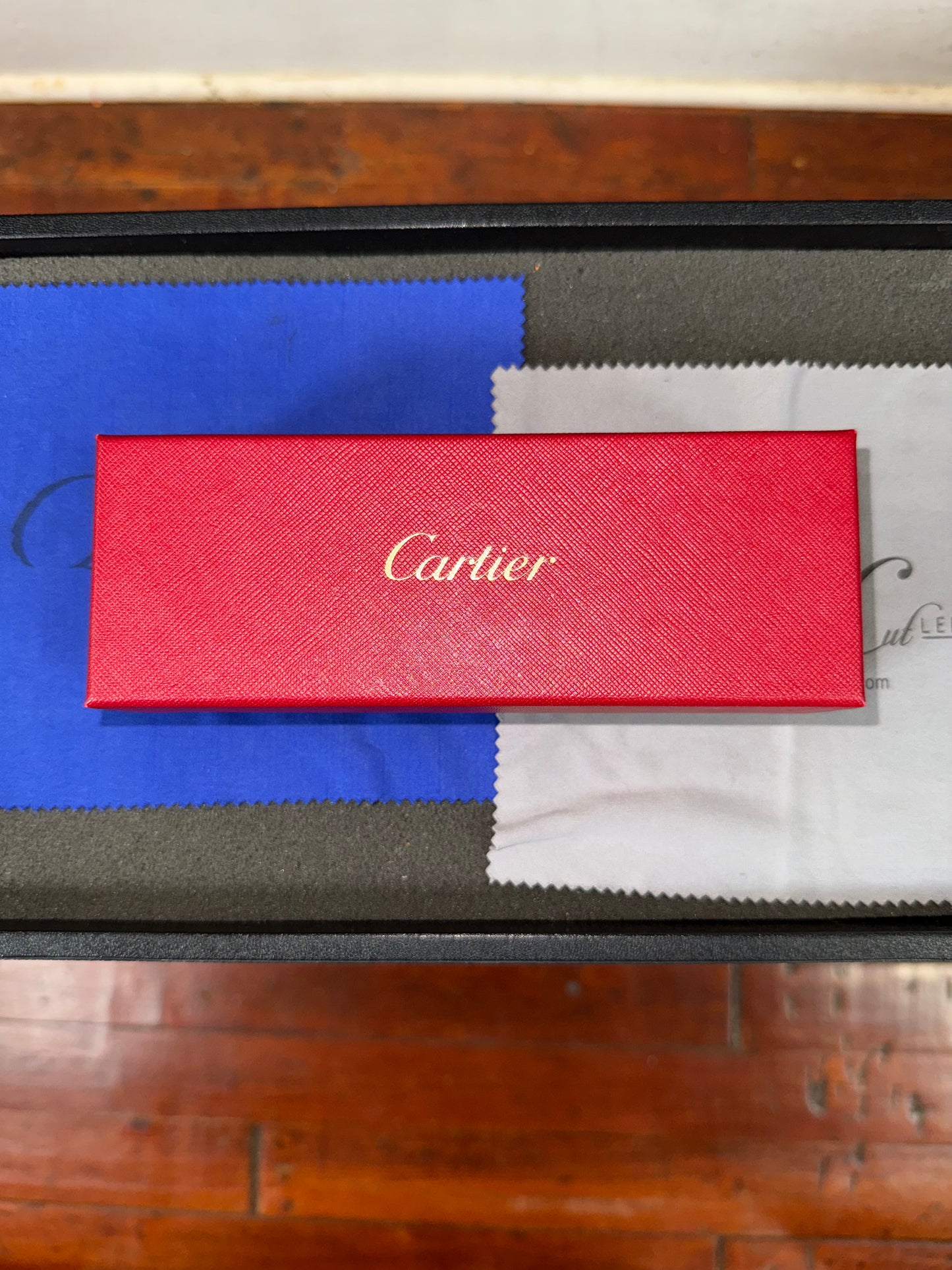 Cartier Tiffany Woods With Gold C’s Comes With Red Box Preowned