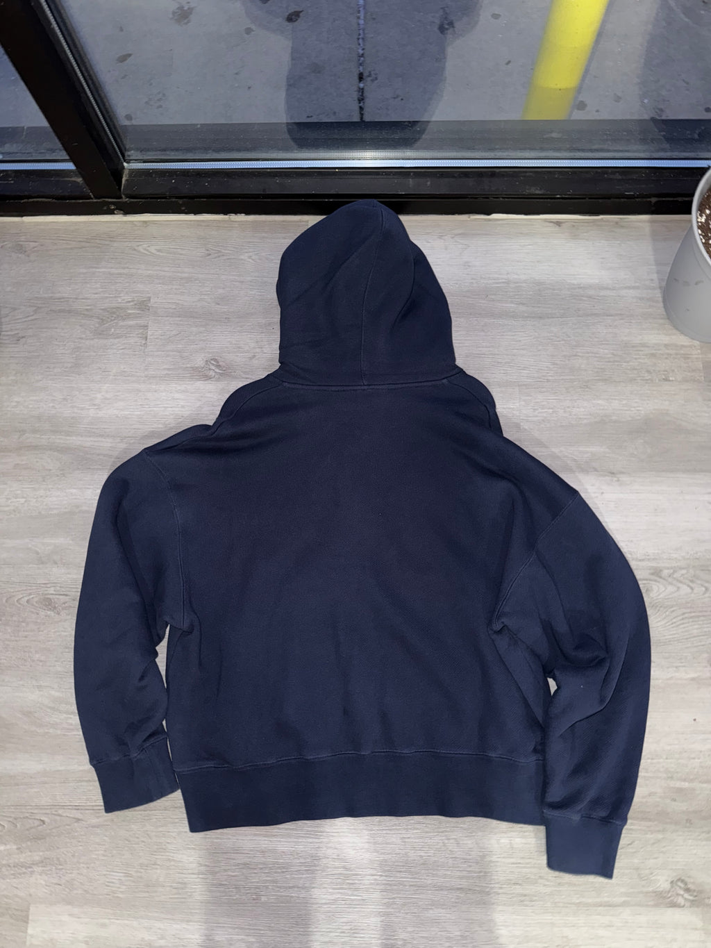 Palm Angels Bear Print Sprayed Logo Hoodie