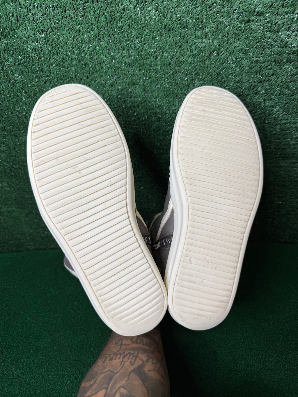 RICK OWENS GREY GEOBASKET