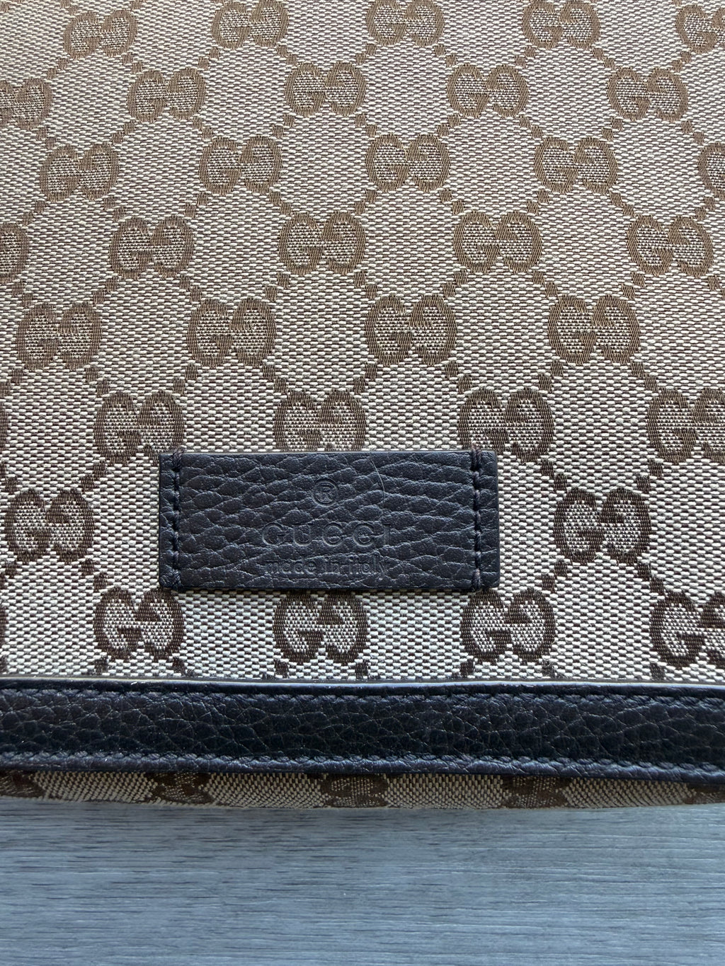 Gucci gg canvas messenger bag ‘tan’