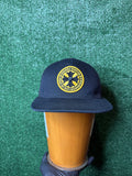 CHROME HEARTS PLUS CROSS SEAL STAMP TRUCKER HAT ‘BLACK’