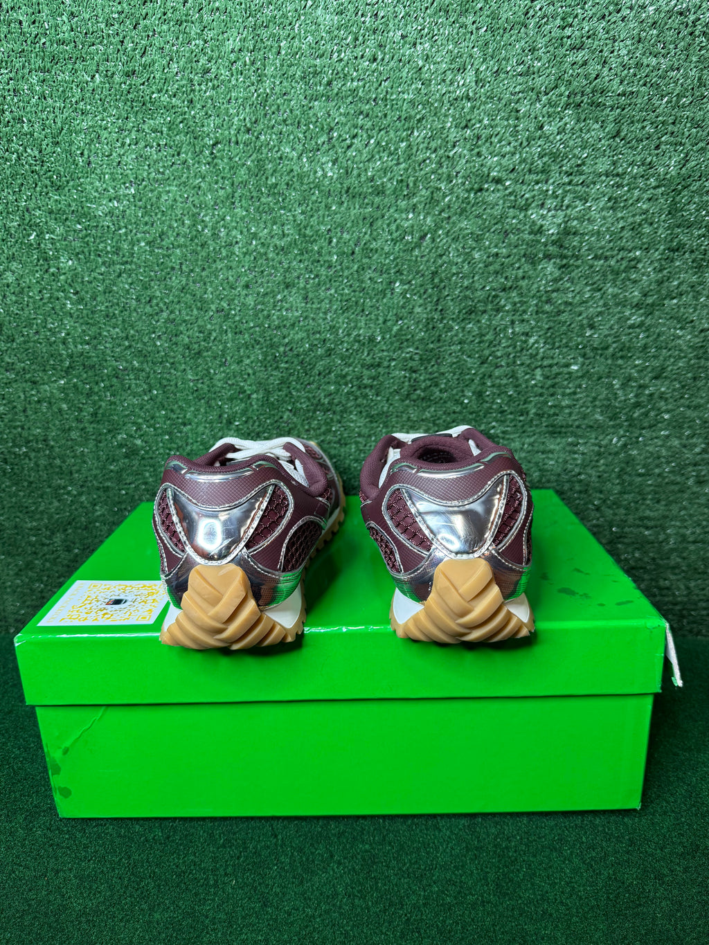 BOTTEGA VENETA ORBIT ‘BAROLO SILVER’
