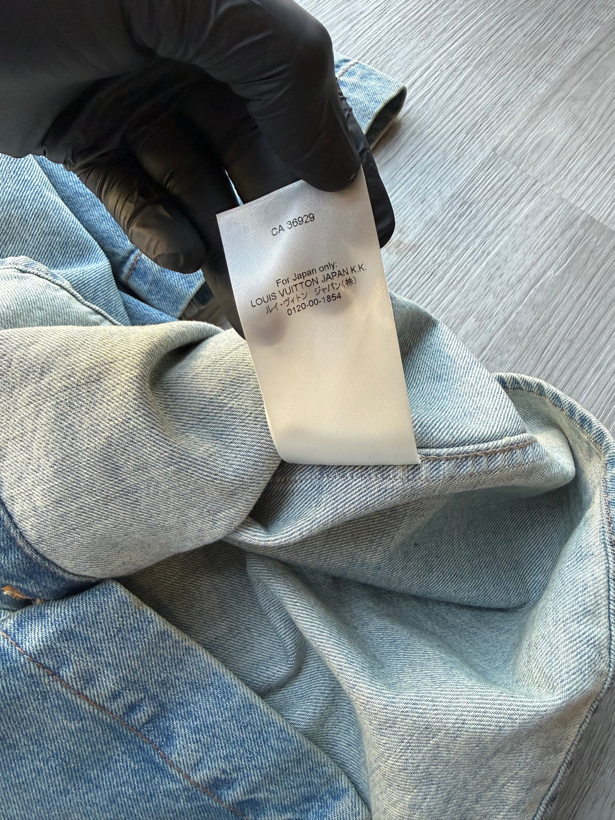 Louis Vuitton short-sleeve Jean jacket
