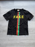 Gucci fake/not print oversize tshirt/kids