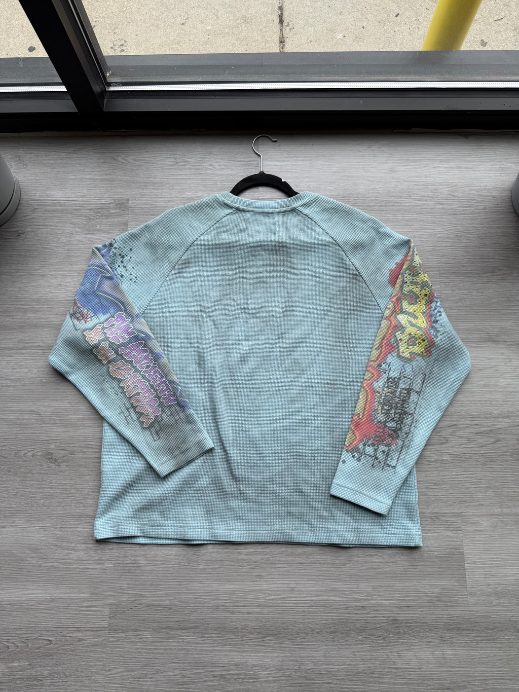 DUAA Art Long Sleeve Aqua/Multi-Color