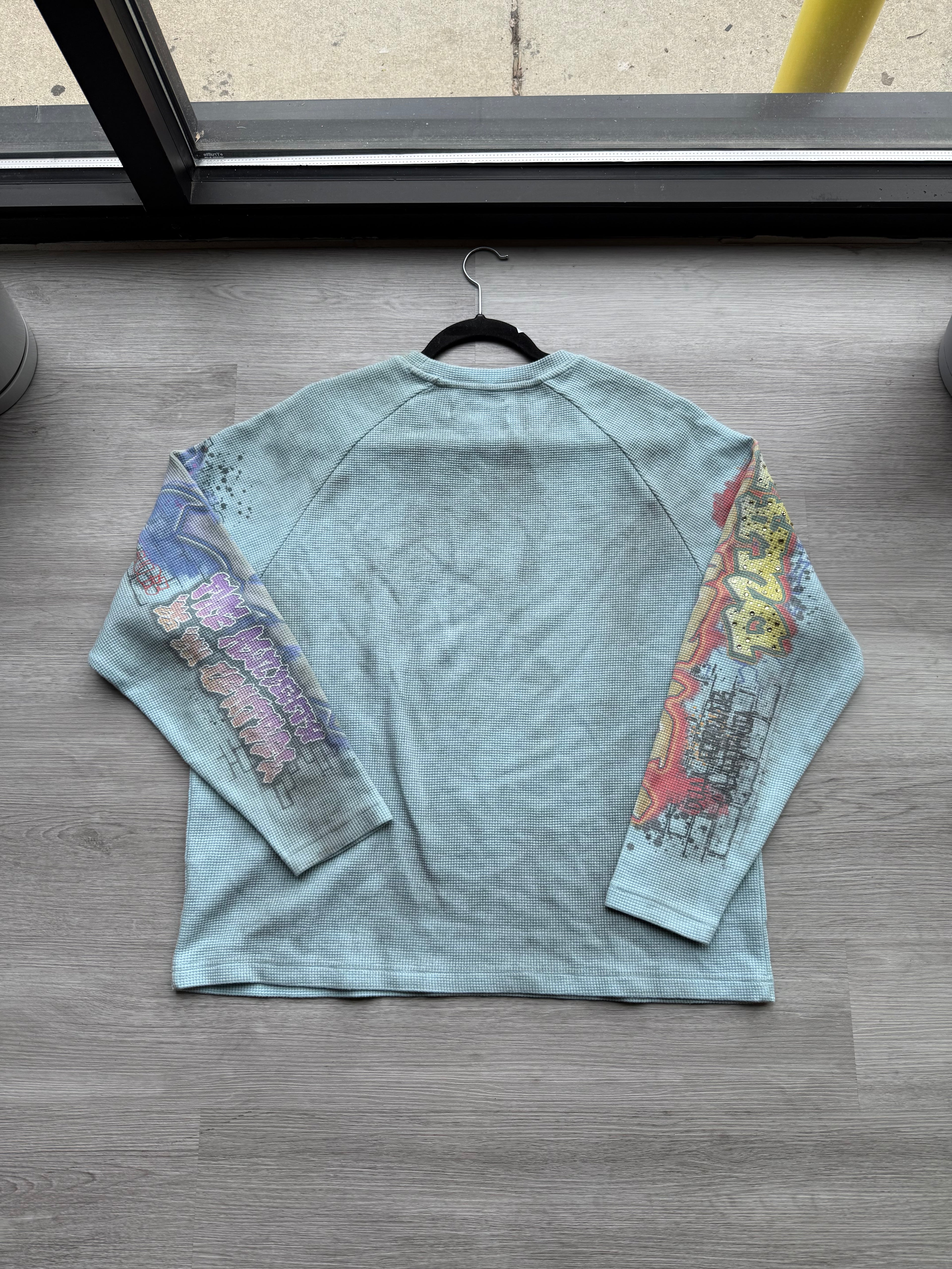 DUAA Art Long Sleeve Aqua/Multi-Color