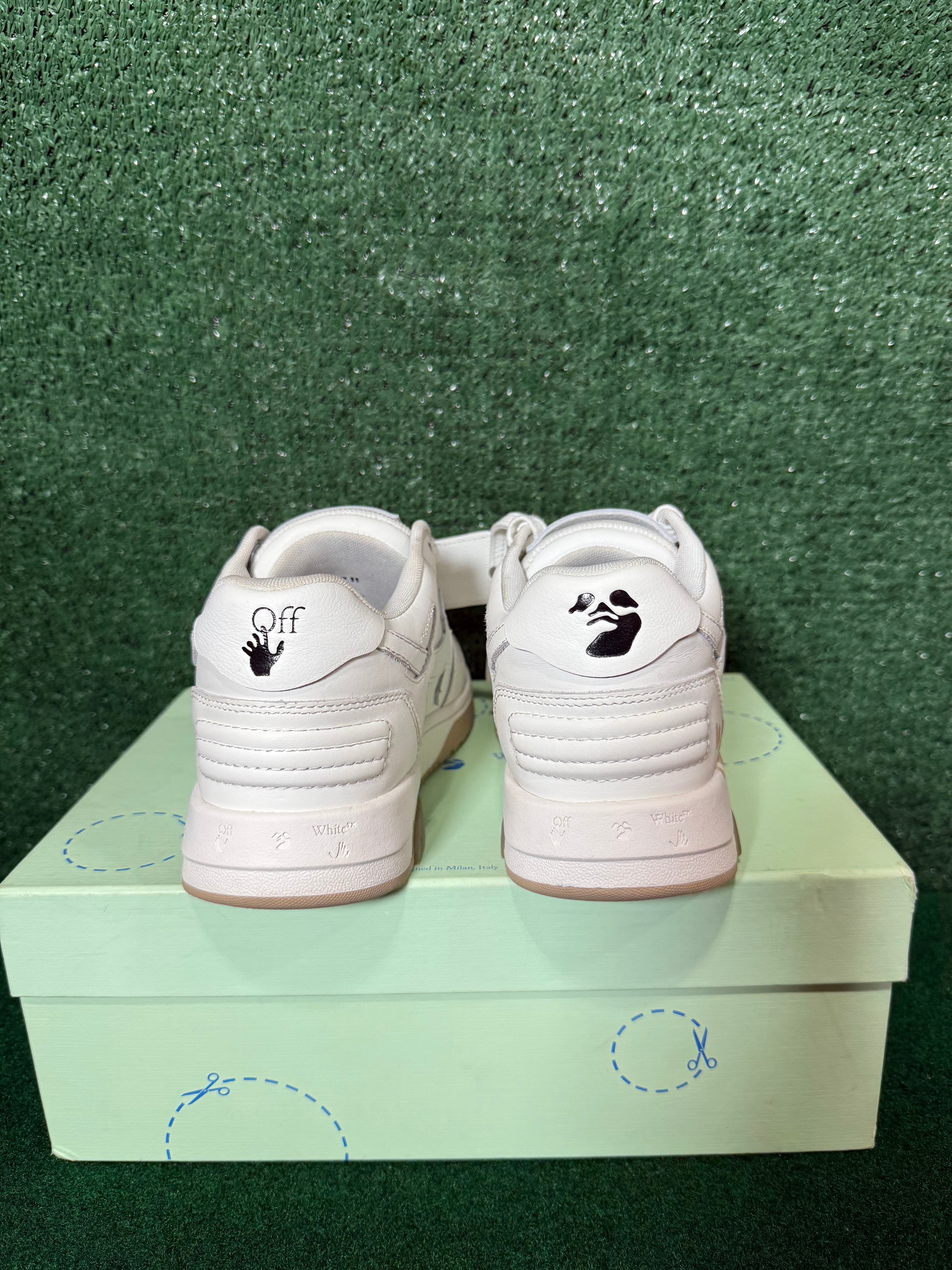 OFF-White Out Of Office OOO LOW TOPS Triple White