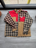 Burberry Plaid Print Jacket