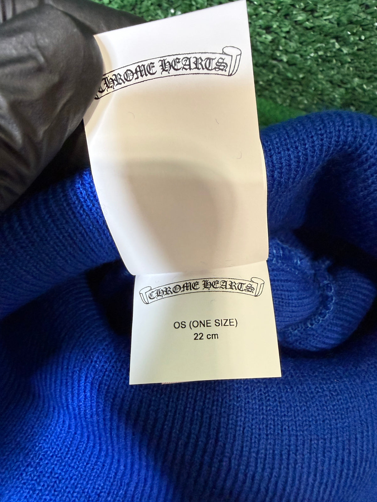 Chrome hearts watch beanie ‘blue’