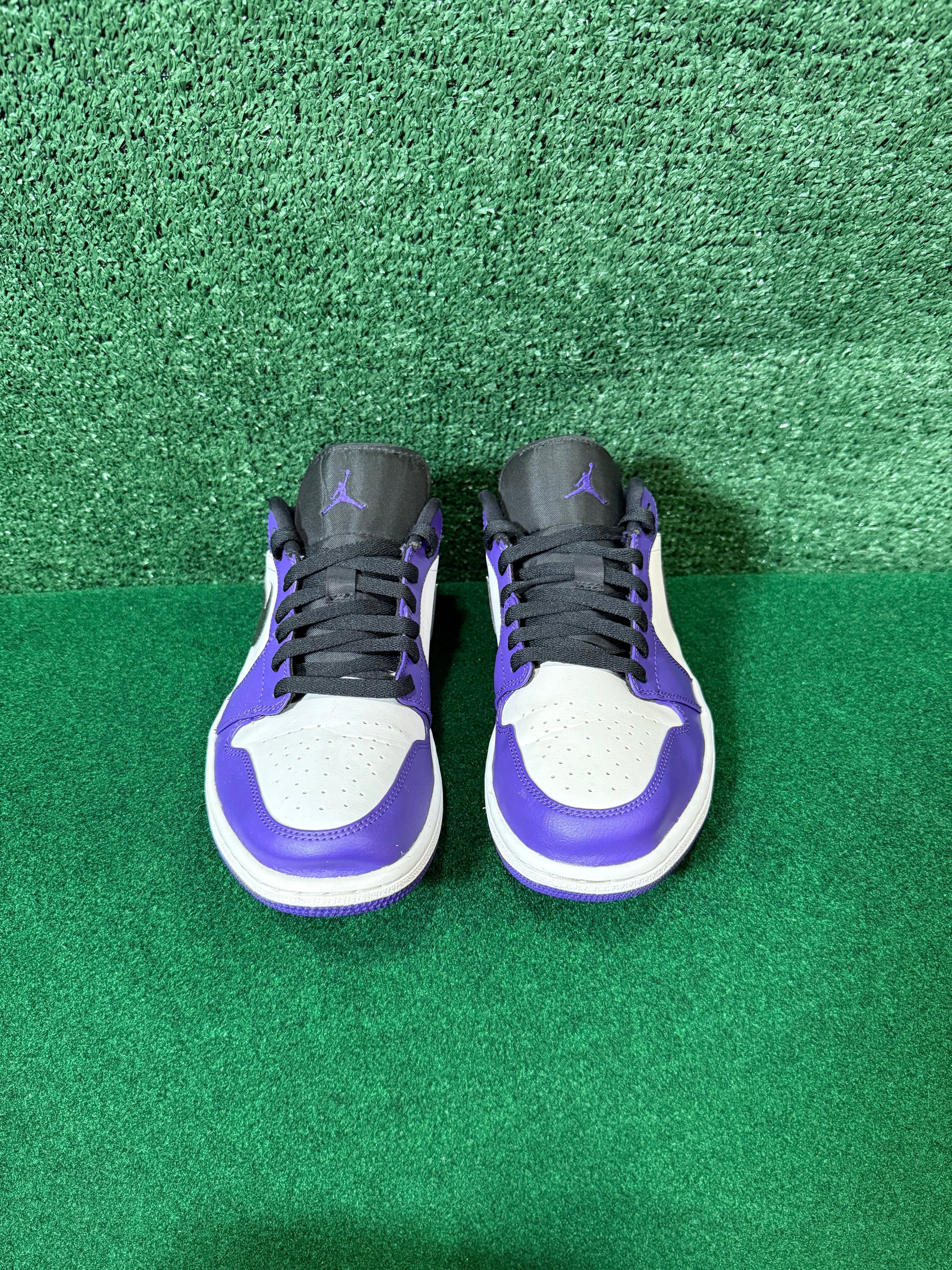 JORDAN 1 LOW ‘COURT PURPLE WHITE’