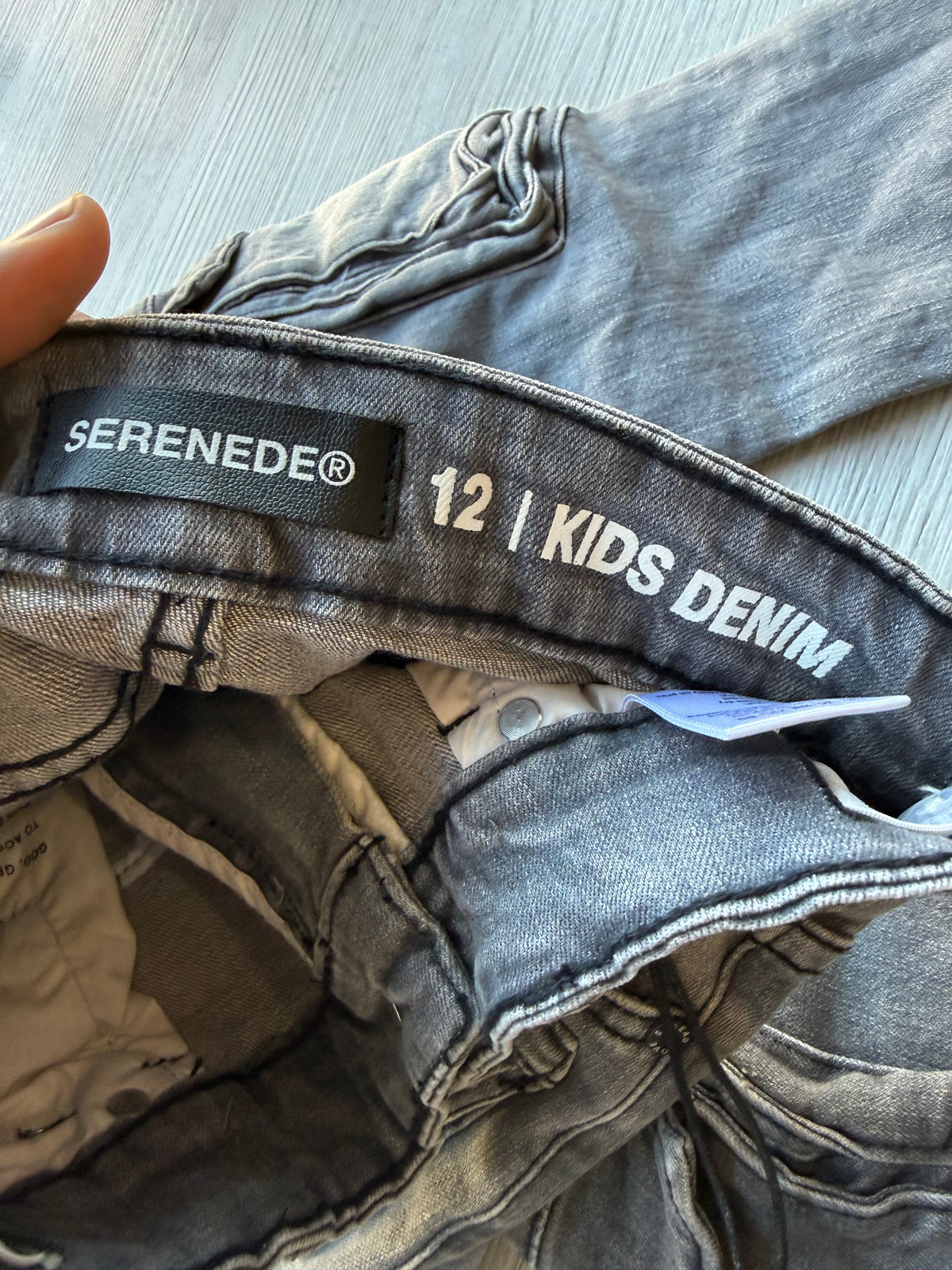 Kids smoked black serenade jeans