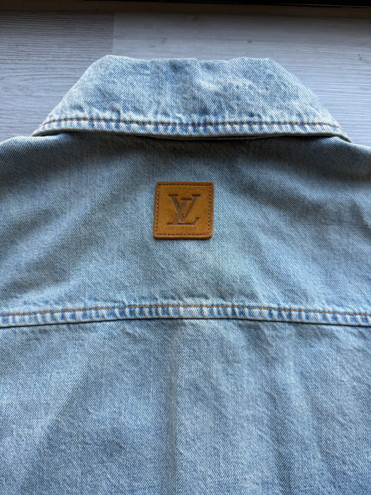 Louis Vuitton short-sleeve Jean jacket