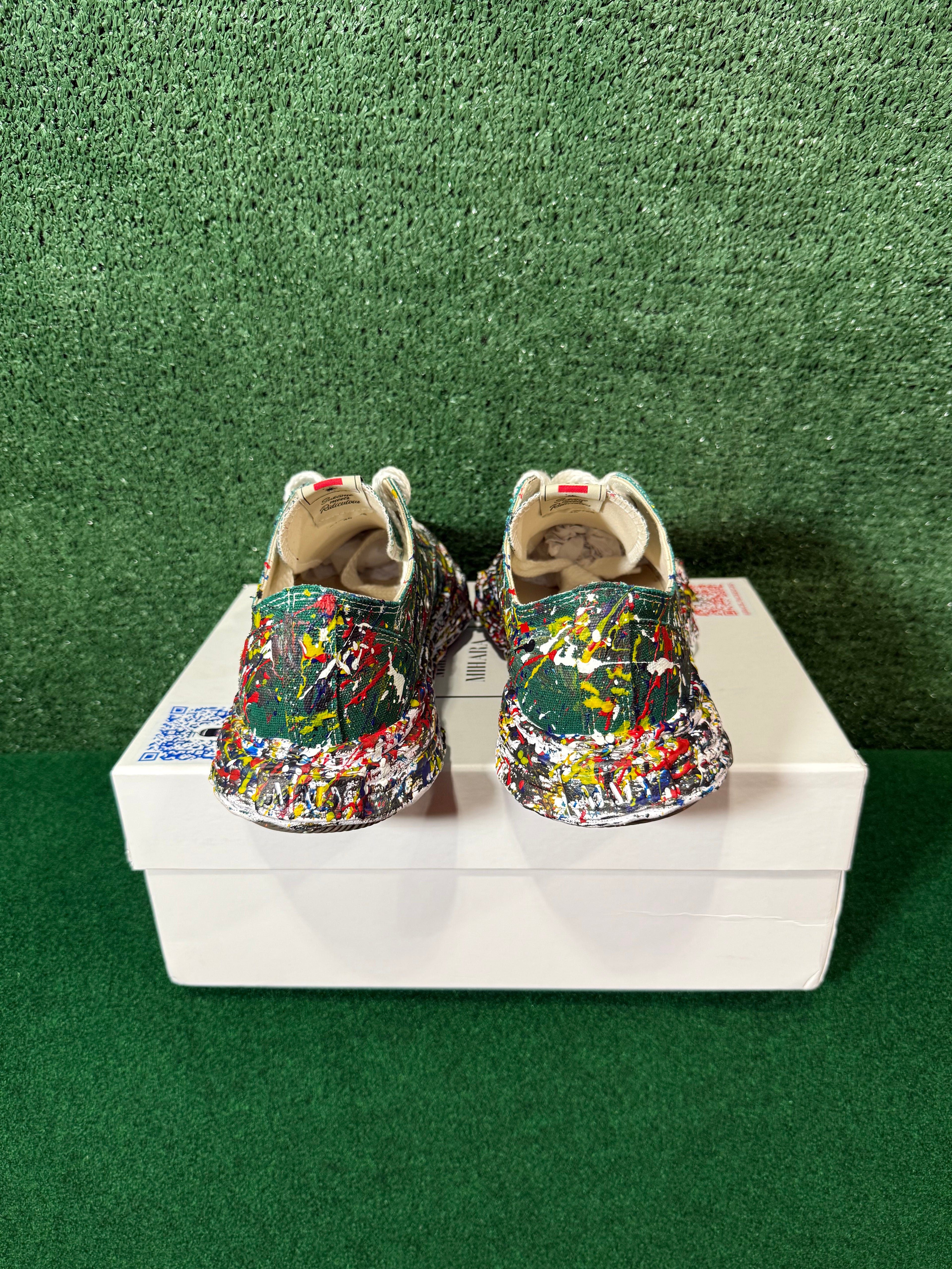 MAISON MIHARA YASUHIRO PETERSON 23 OG SOLE SPUTTERING PAINT CAN