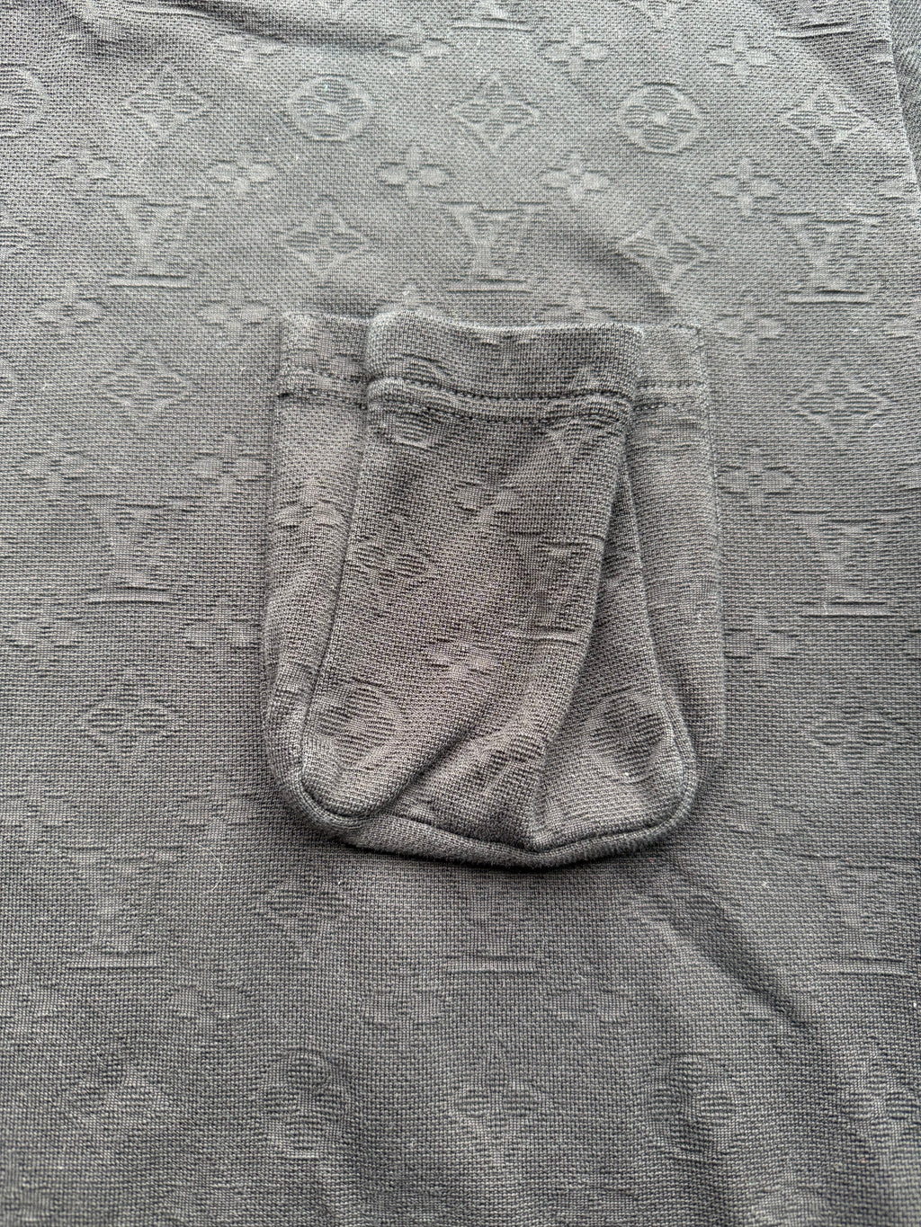 Louis Vuitton Black Monogram Pocket T-Shirt