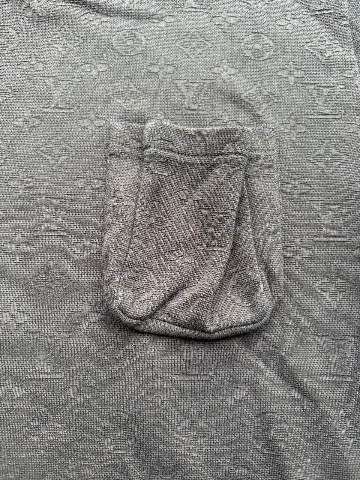 Louis Vuitton Black Monogram Pocket T-Shirt
