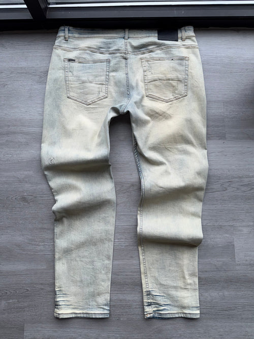 BLUE BLEACH SERENEDE JEANS