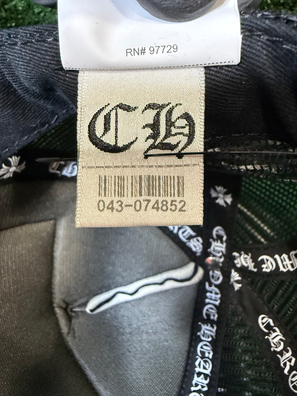 Chrome Hearts CH Las Vegas Trucker Hat Black/Black
