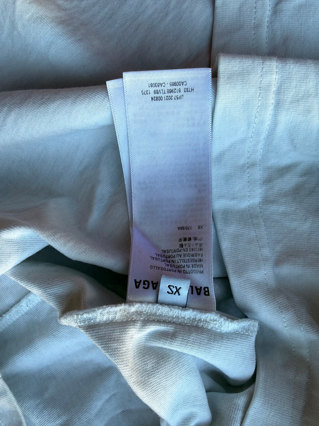 Balenciaga college medium fit t-shirt