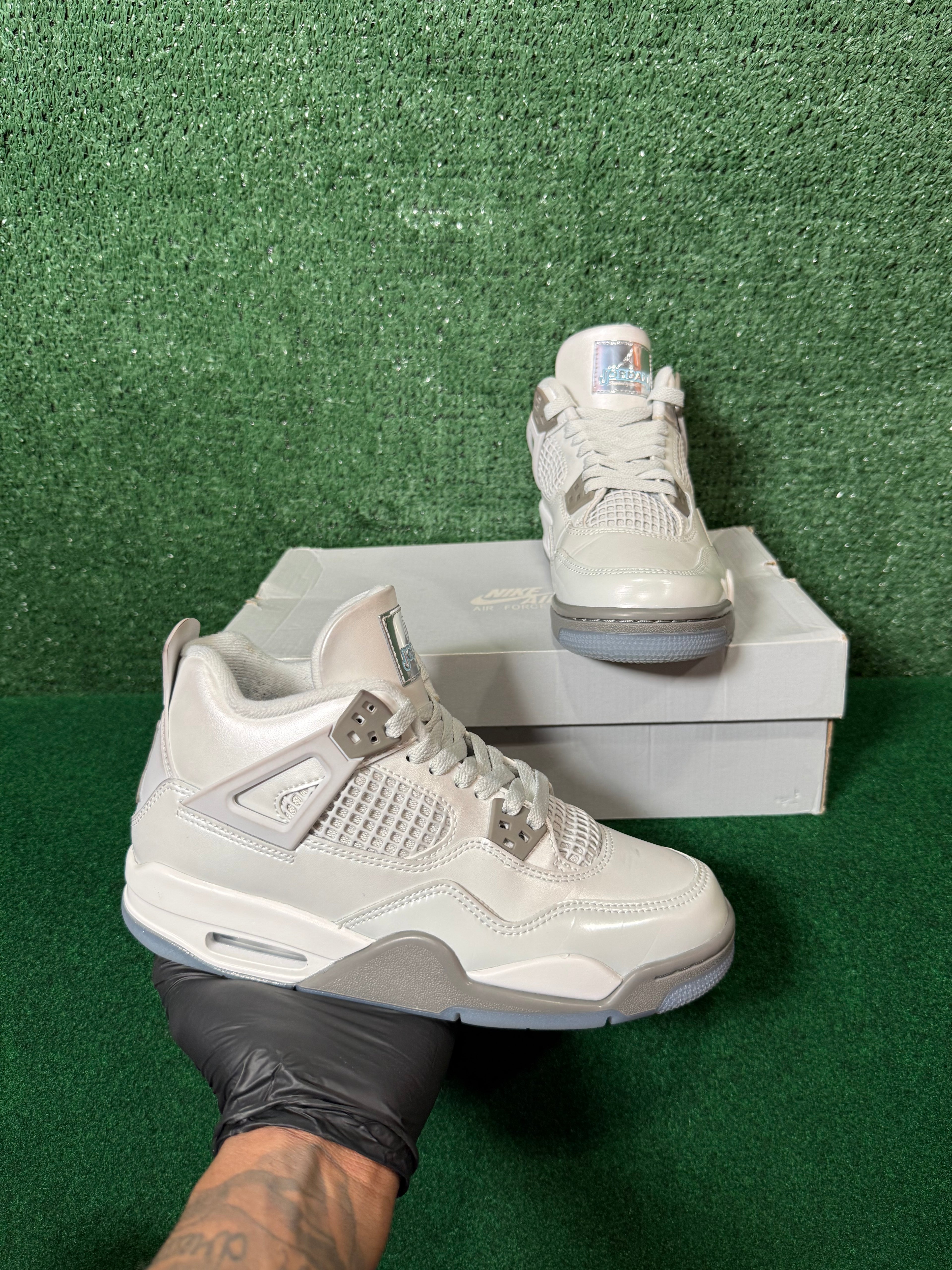 JORDAN 4 RERTO GS ‘PHOTON DUST BLUE CHILL’