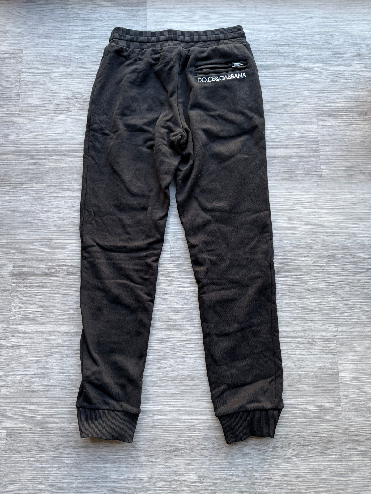 Dolce & Gabbana kids logo-embroidered cotton jogging pants