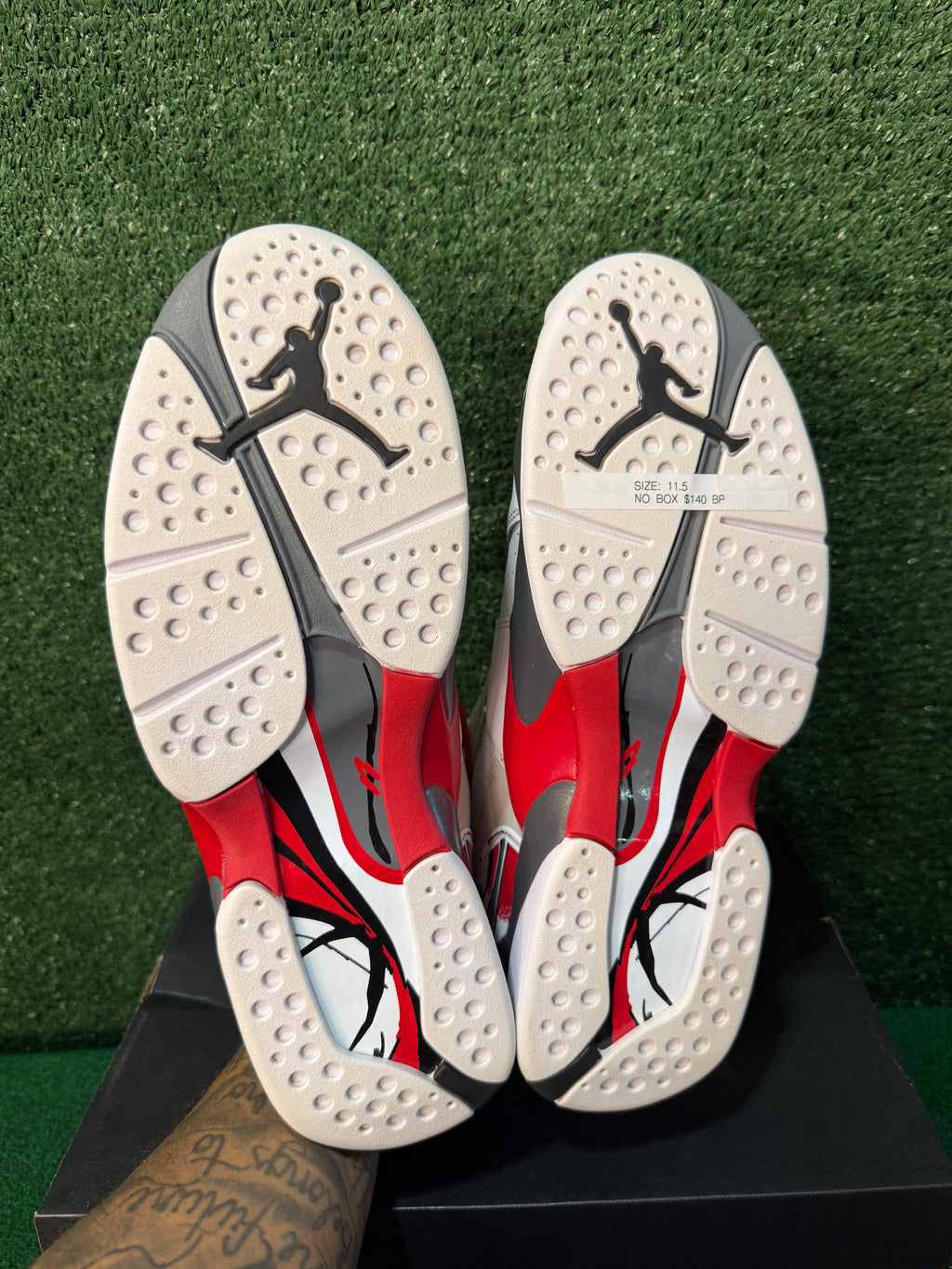 JORDAN 8 RETRO WHITE TRUE RED (2025)