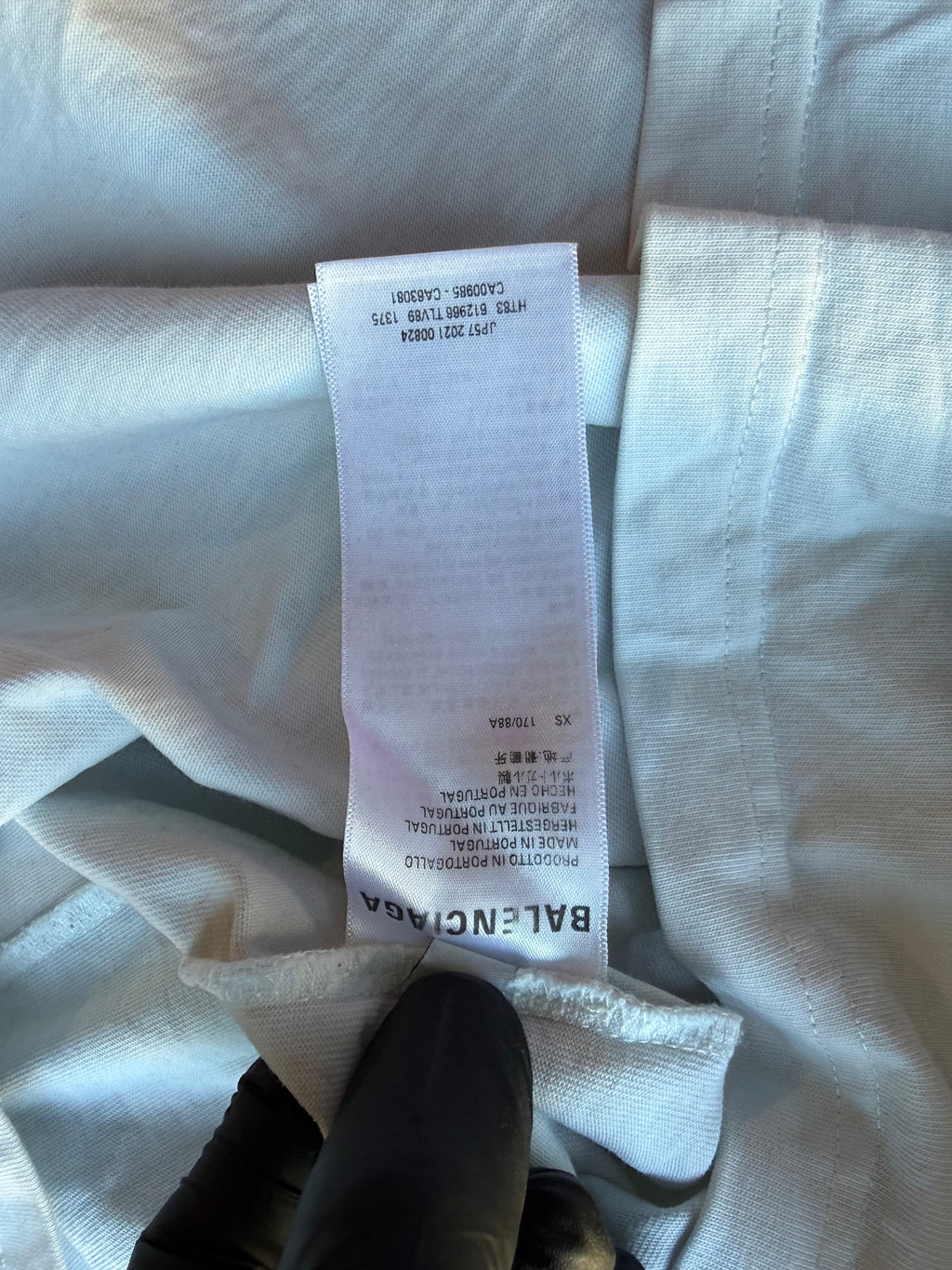 Balenciaga college medium fit t-shirt