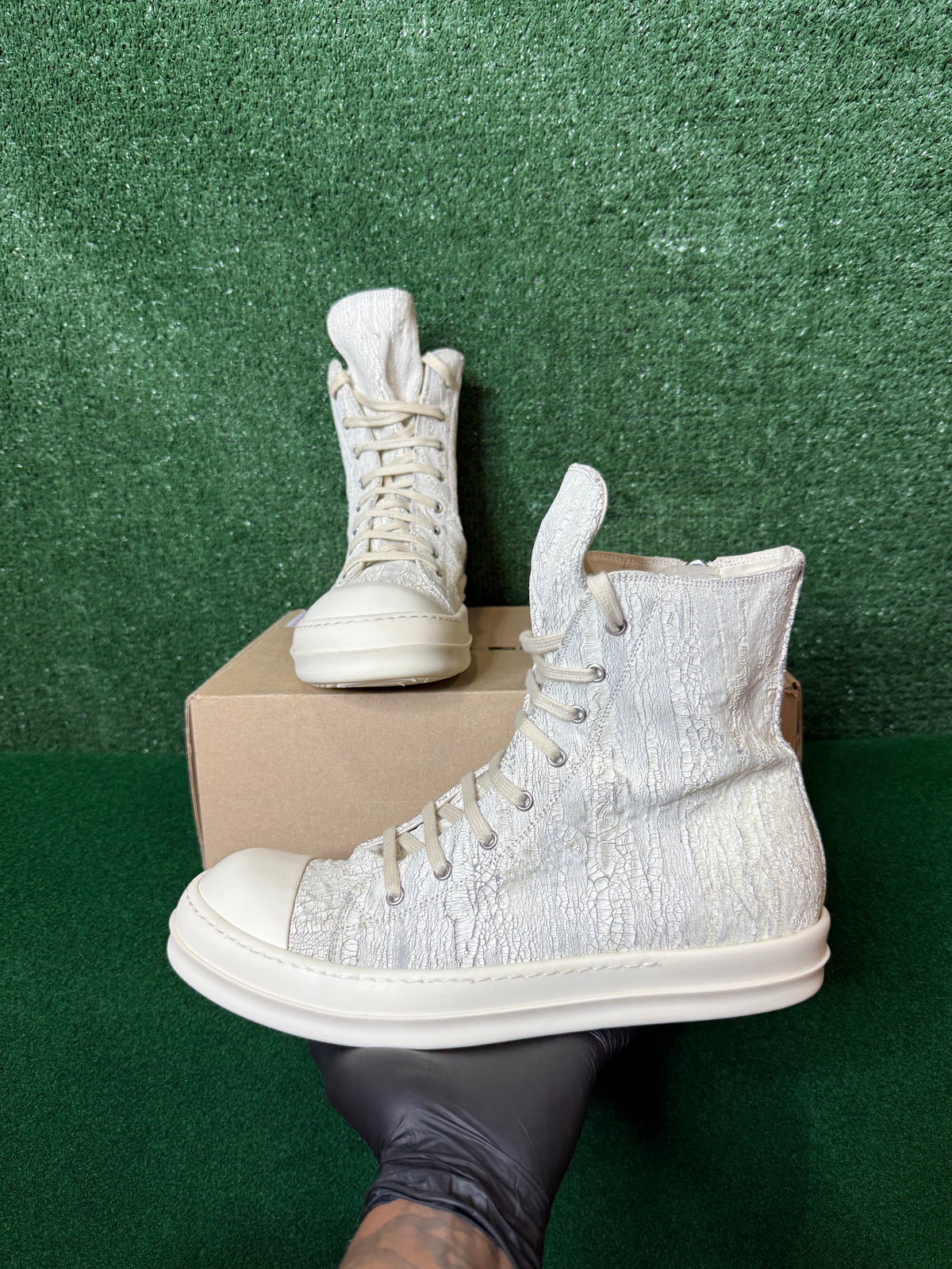 Rick OWENS Wmns DRKSHDW Hollywood high ‘milk megacrust’