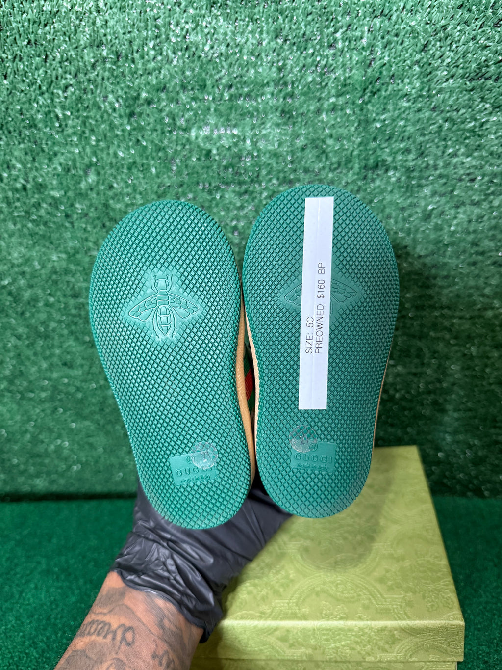 GUCCI TODDLER Sneaker Variation butter Leather
