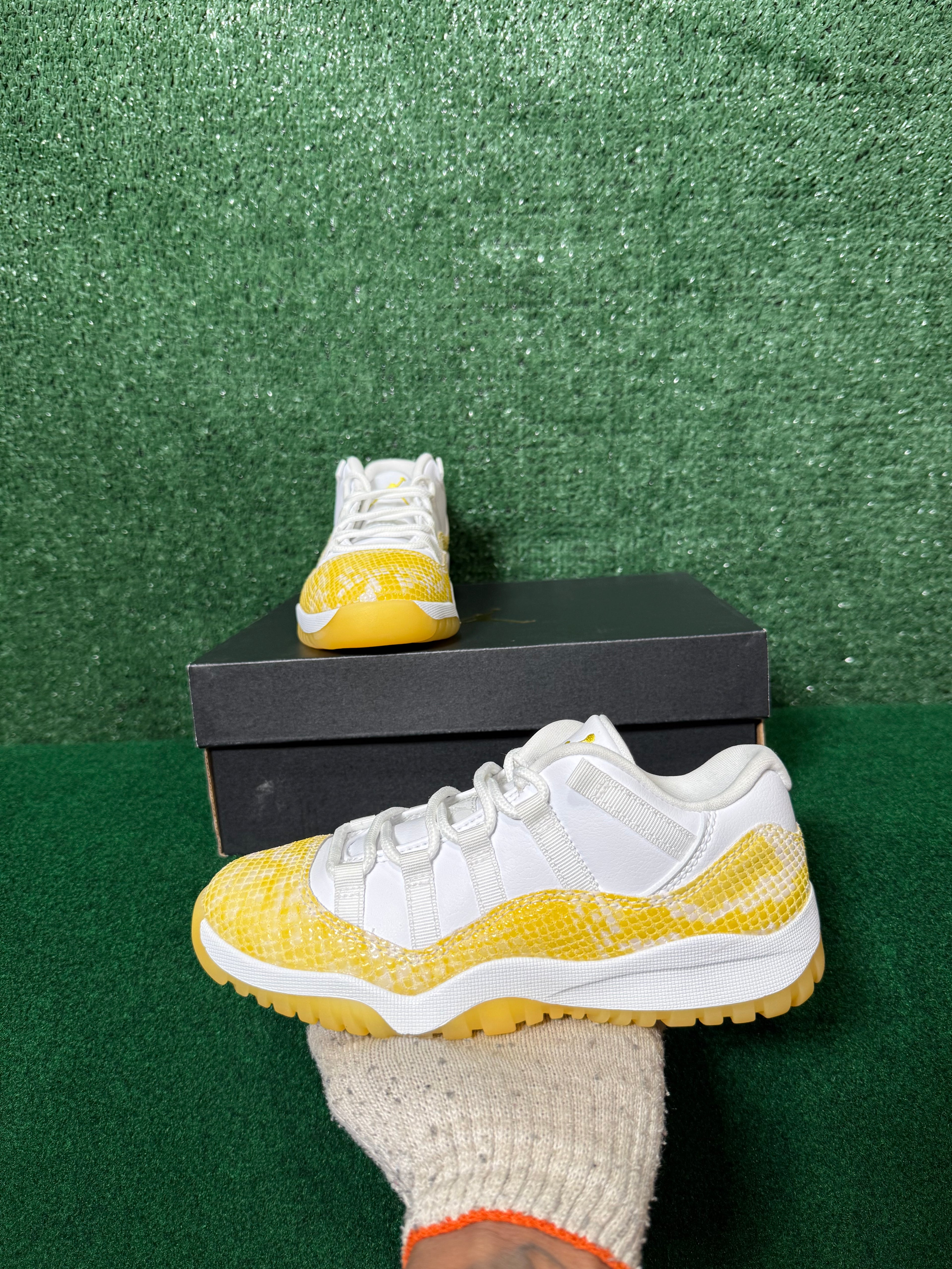 Jordan 11 Retro Low Yellow Snakeskin (Women’s)