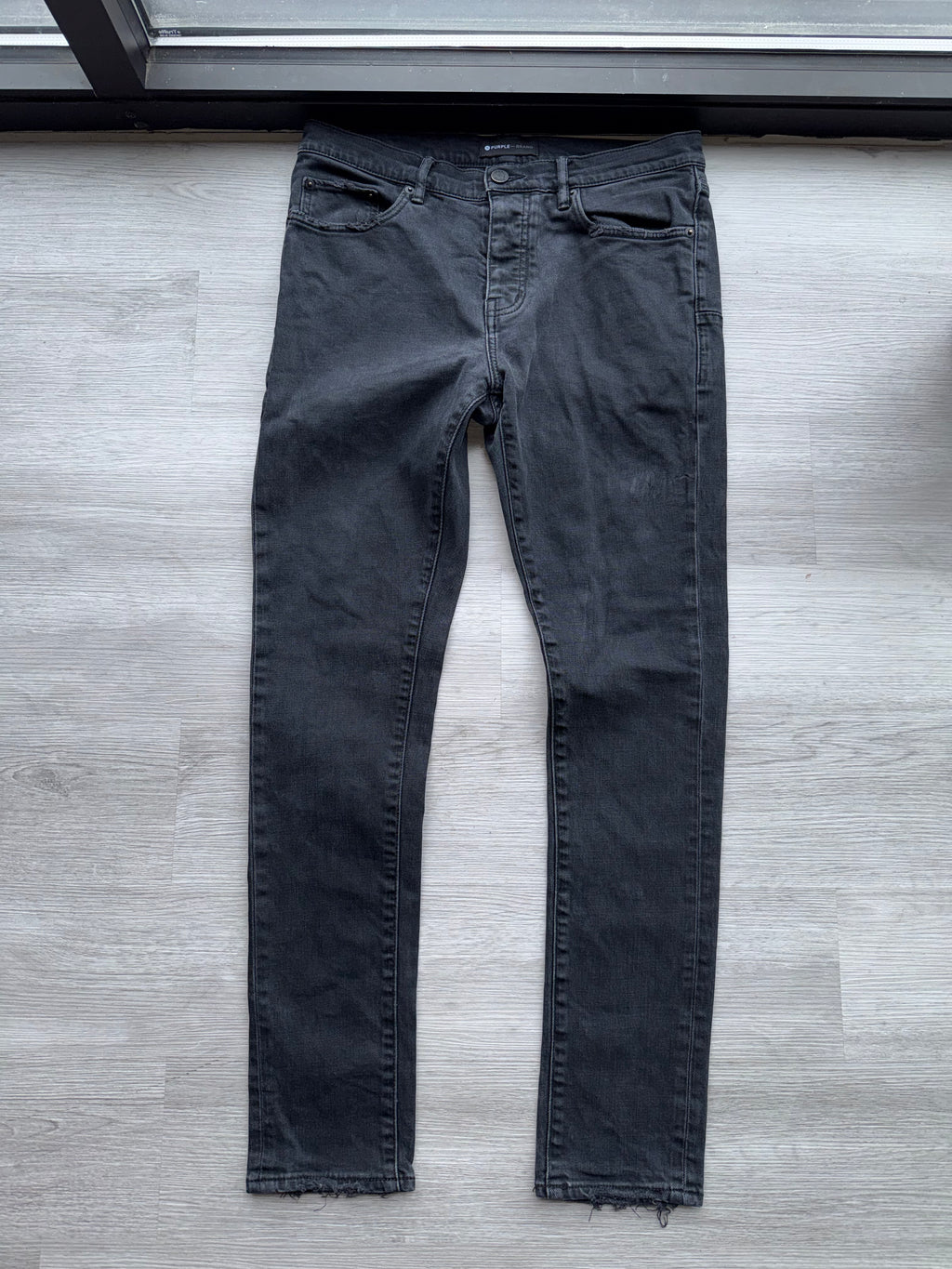 BLACK PURPLE JEANS