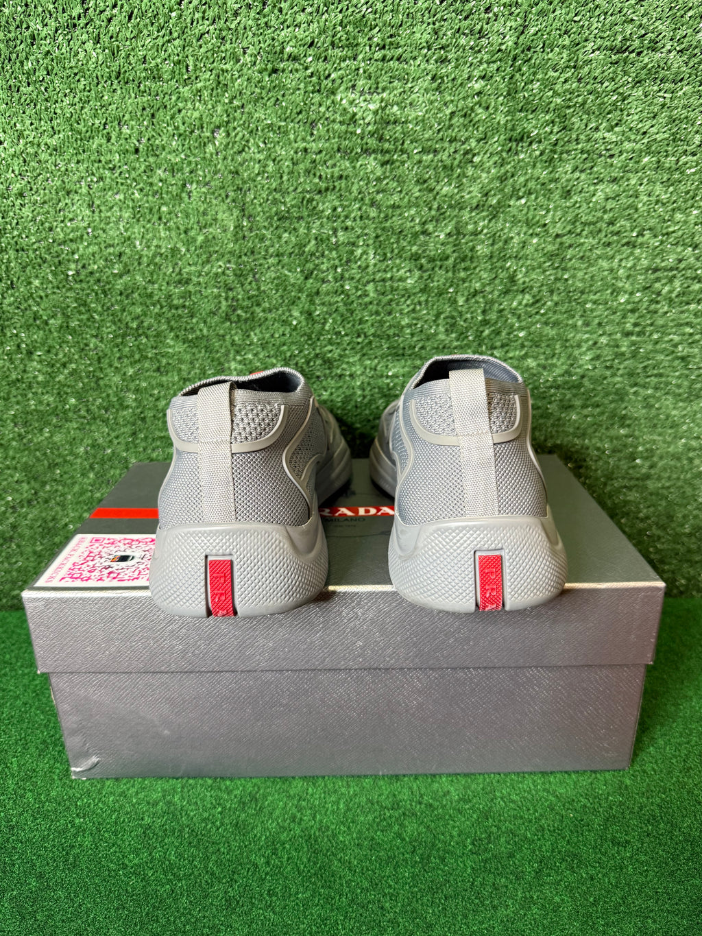 Slide on Prada cups “grey”