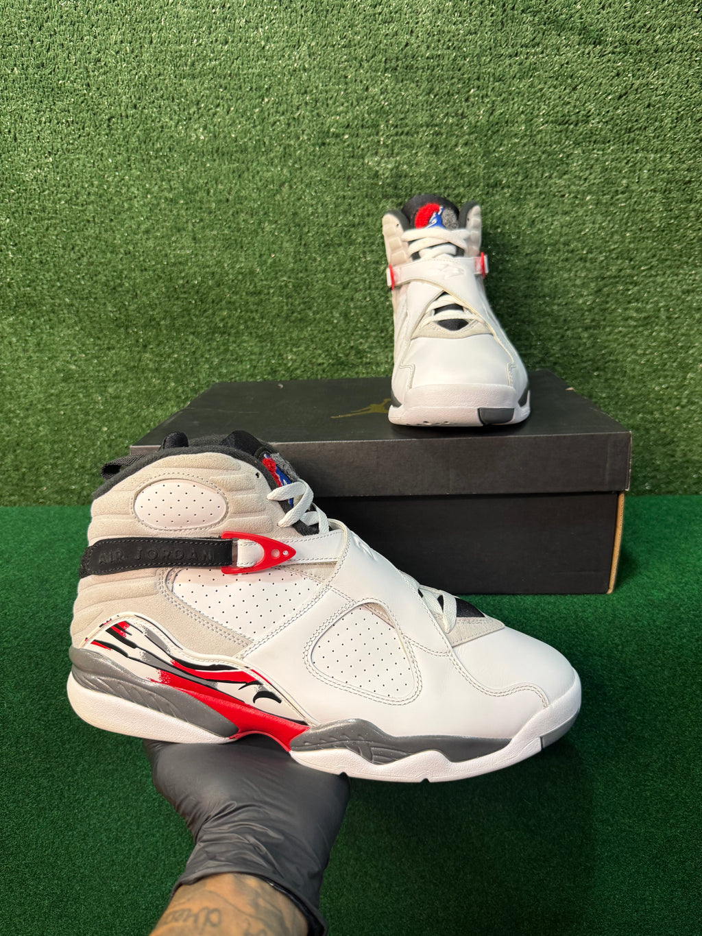 JORDAN 8 RETRO WHITE TRUE RED (2025)