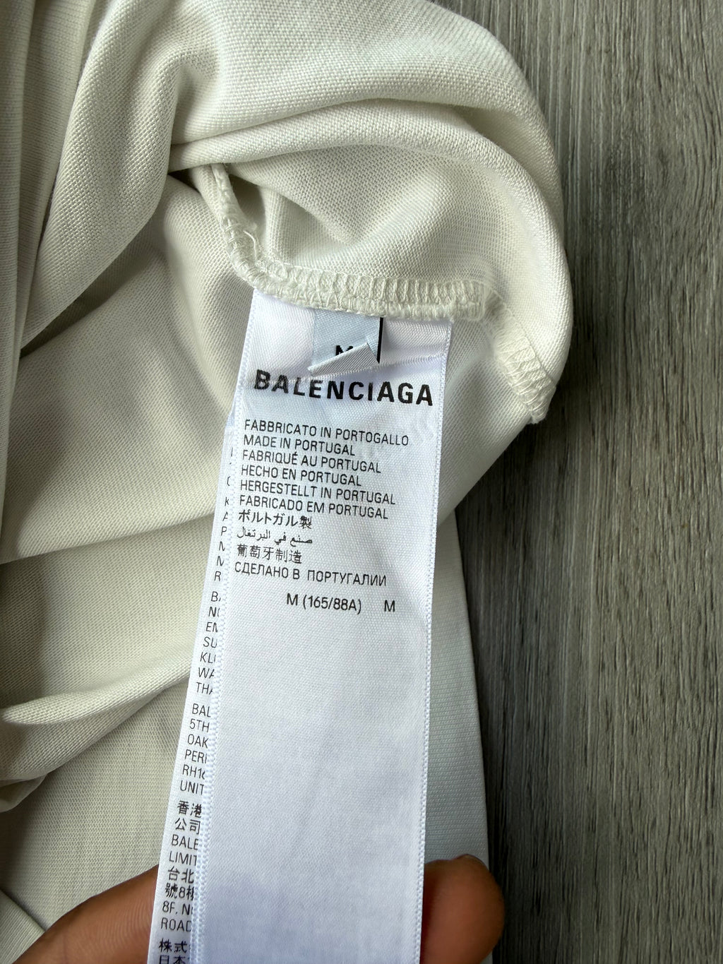 Balenciaga bb icon back strass oversized t-shirt￼