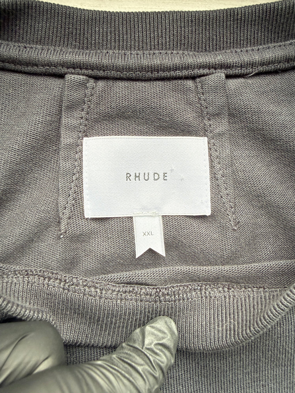 Rhude Racing Crest Tee Vintage Black/Navy’