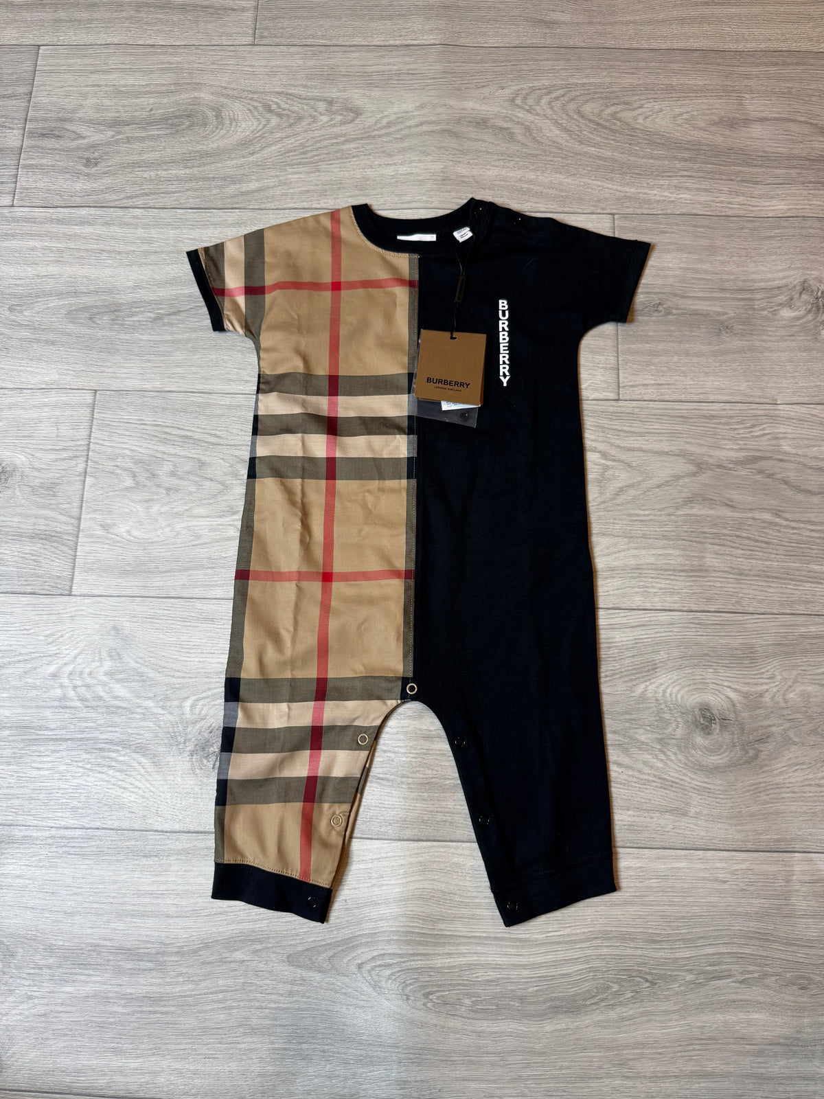 Burberry baby’s Lenox romper
