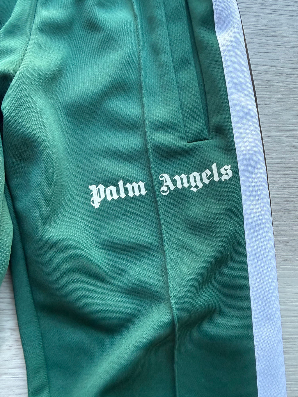Palm angels classic track pants ‘forest green’
