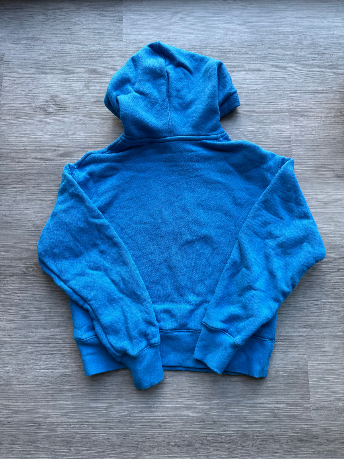 Palm angels kids blue bear/ smiley bear logo hoodie