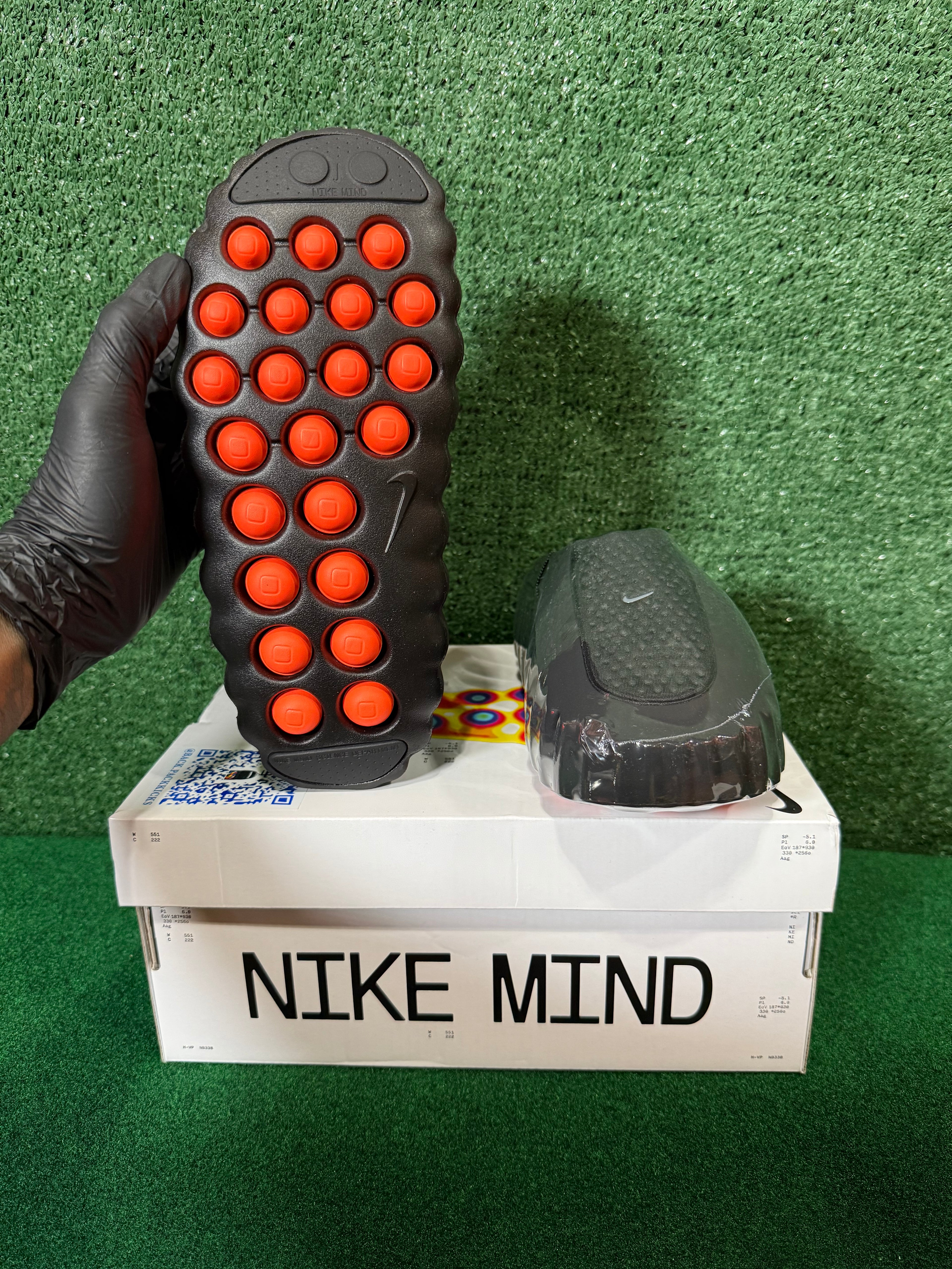 NIKE MIND 001 SLIDE BLACK CHROME