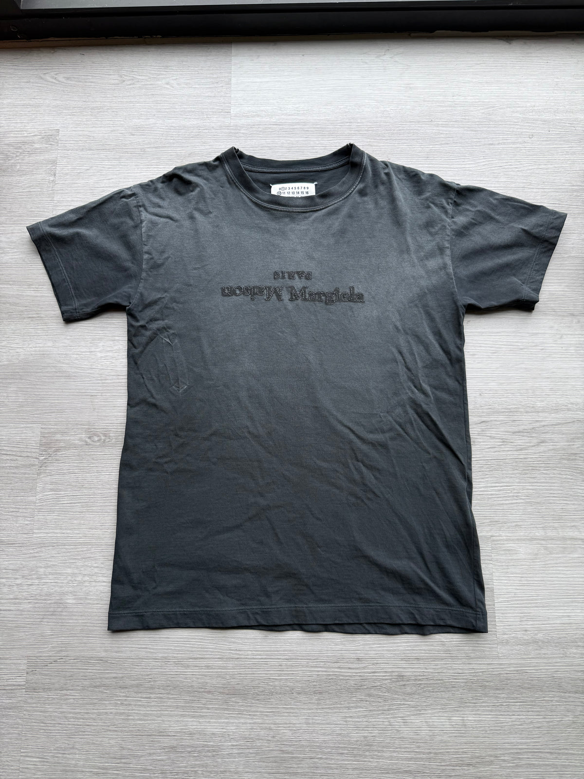 Maison Margiela Reverse Logo T-Shirt ‘Washed Black’