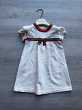 Gucci short-sleeve web-trim children’s dress