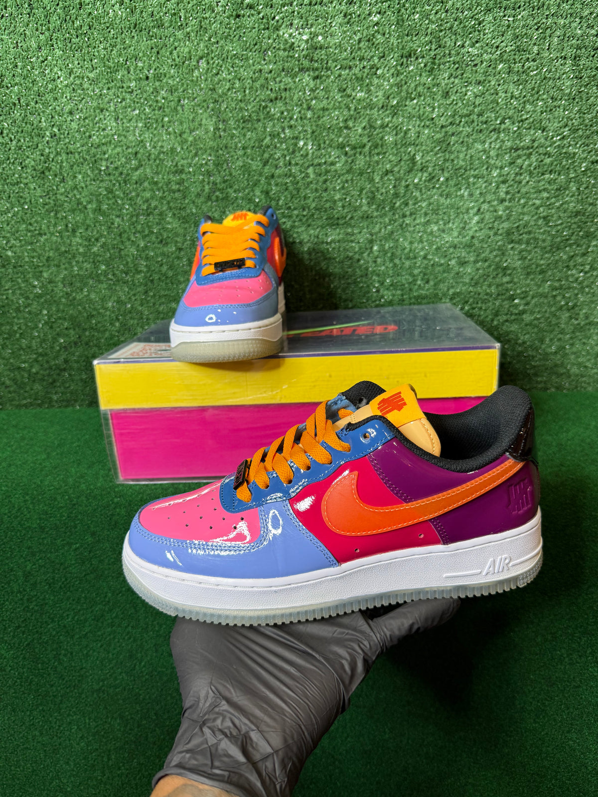Undefeated x Nike Air Force 1 low “total orange”￼