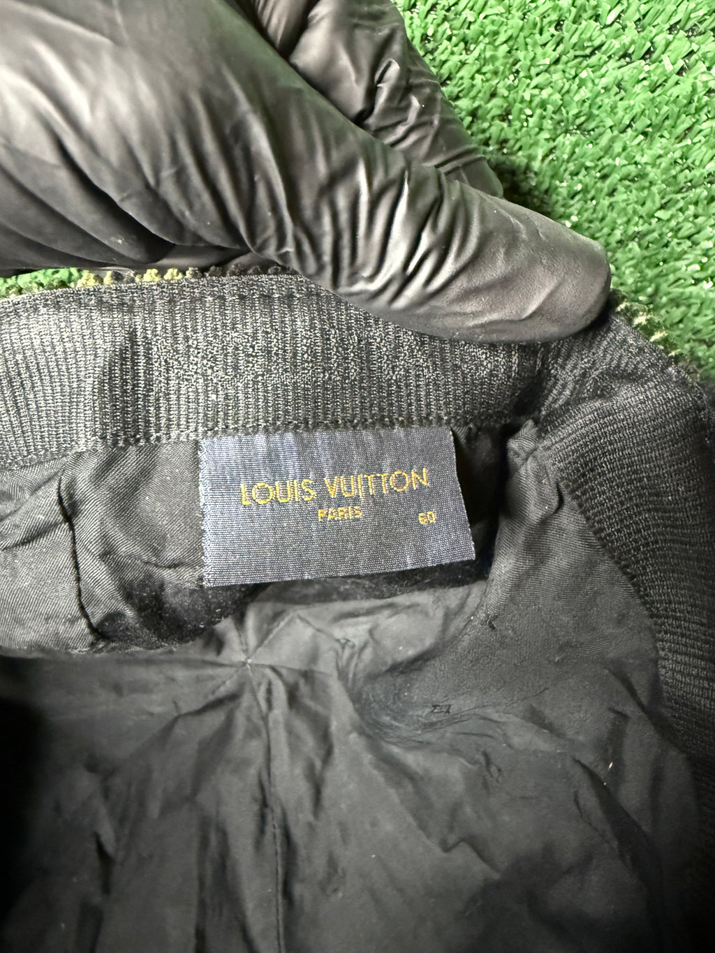 Louis Vuitton corduroy easy fit camo cap