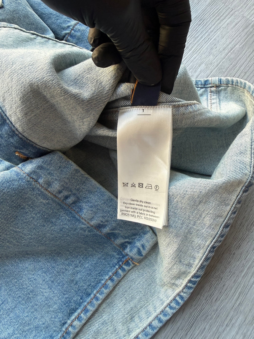 Louis Vuitton short-sleeve Jean jacket