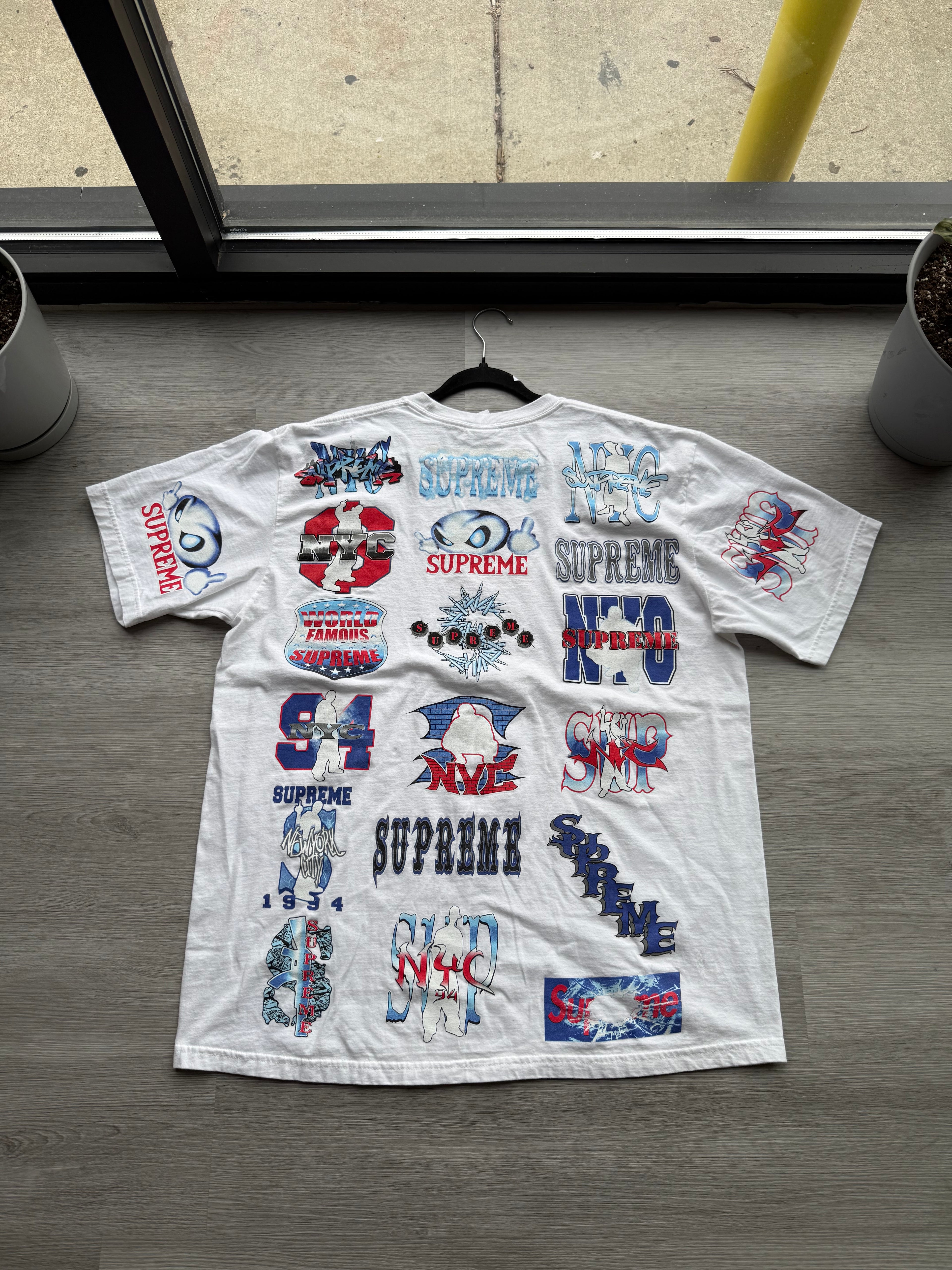 Supreme Flash Tee White