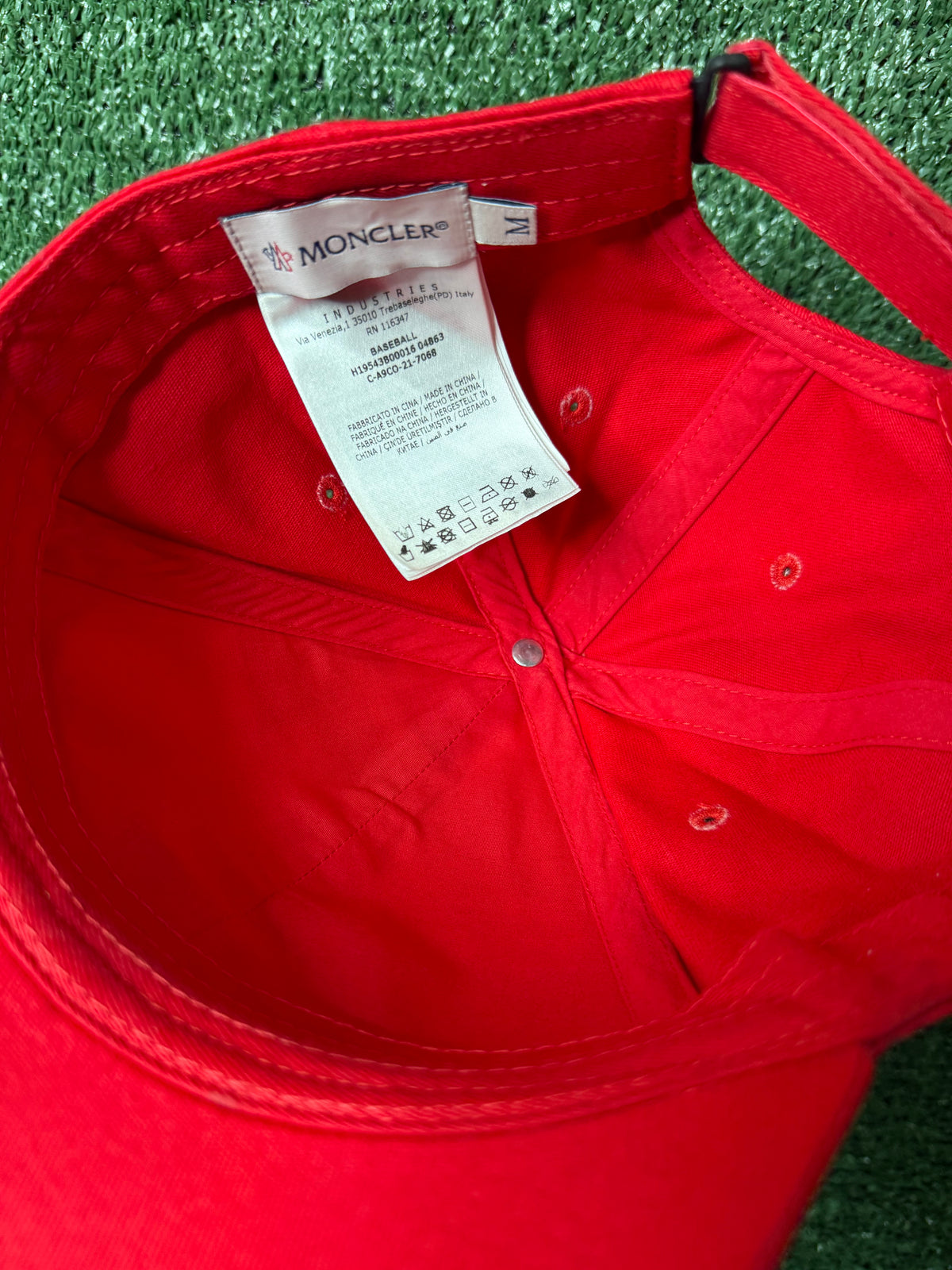 Moncler kids cotton baseball cap