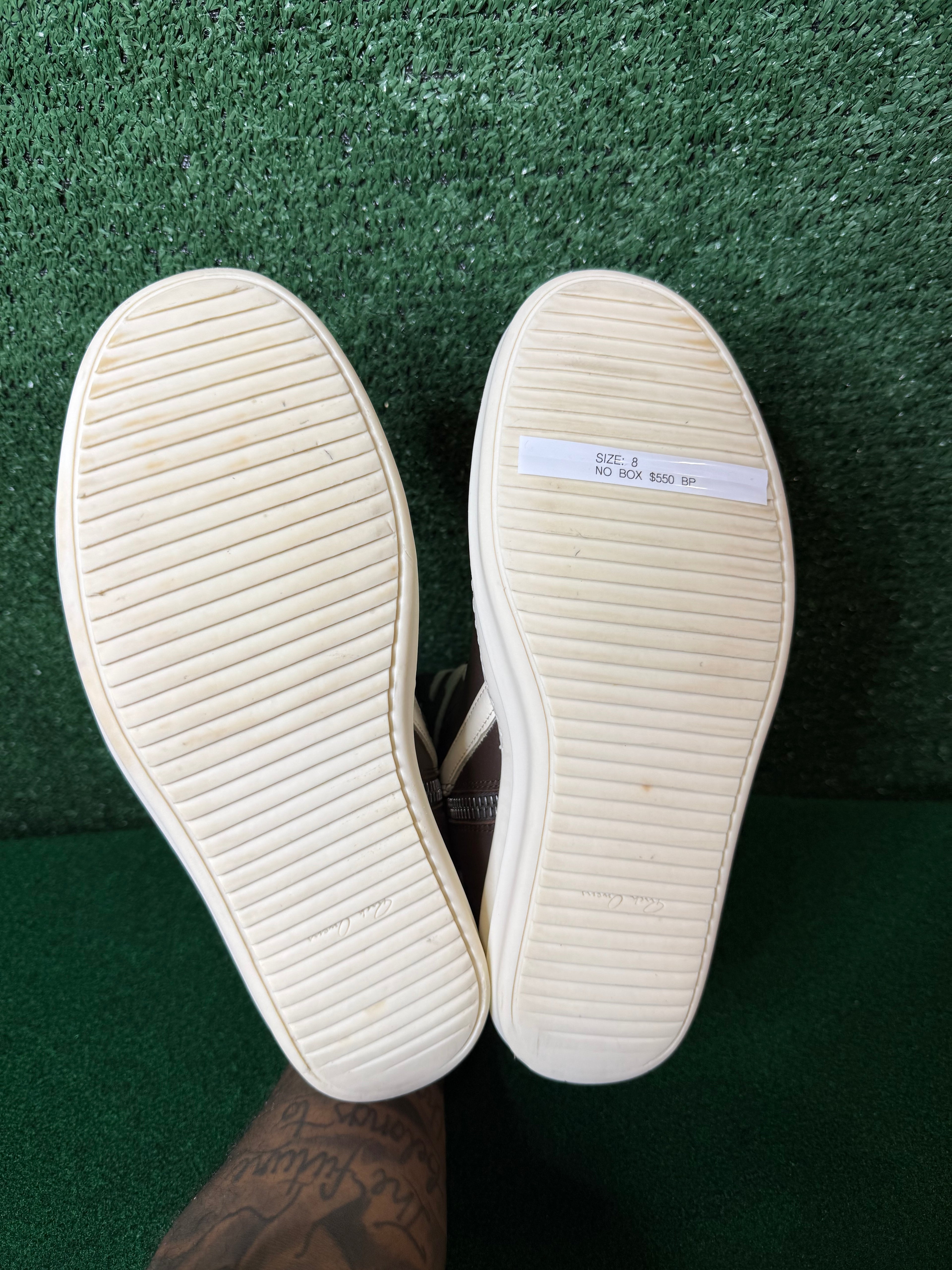 RICK OWENS EDFU GEOBASKET ‘DUST MILK’