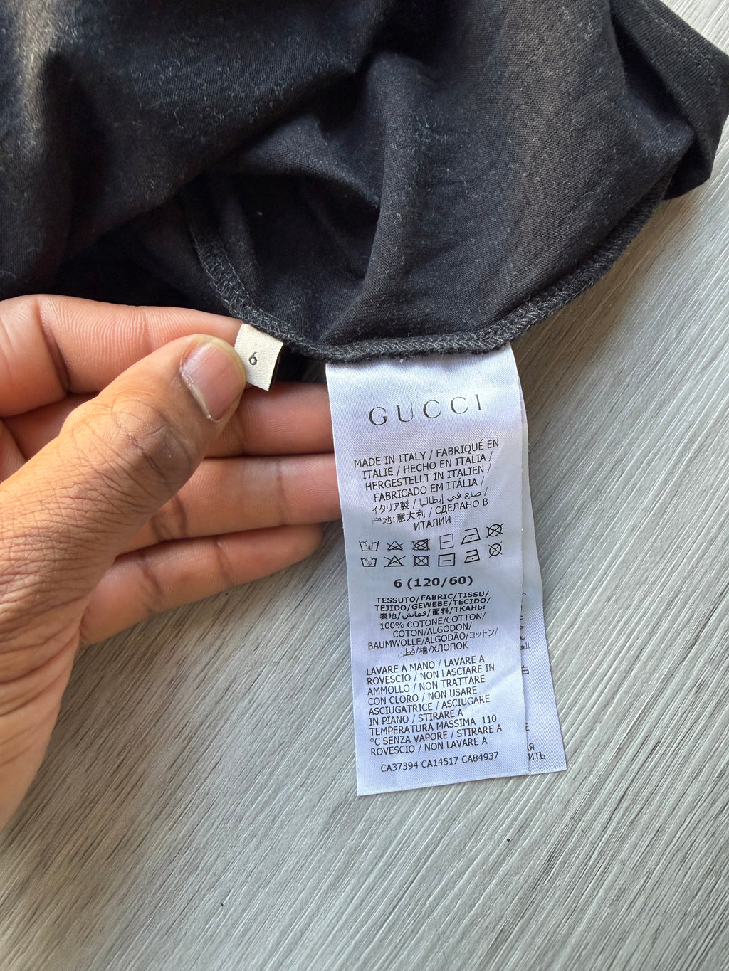 Gucci fake/not print oversize tshirt/kids