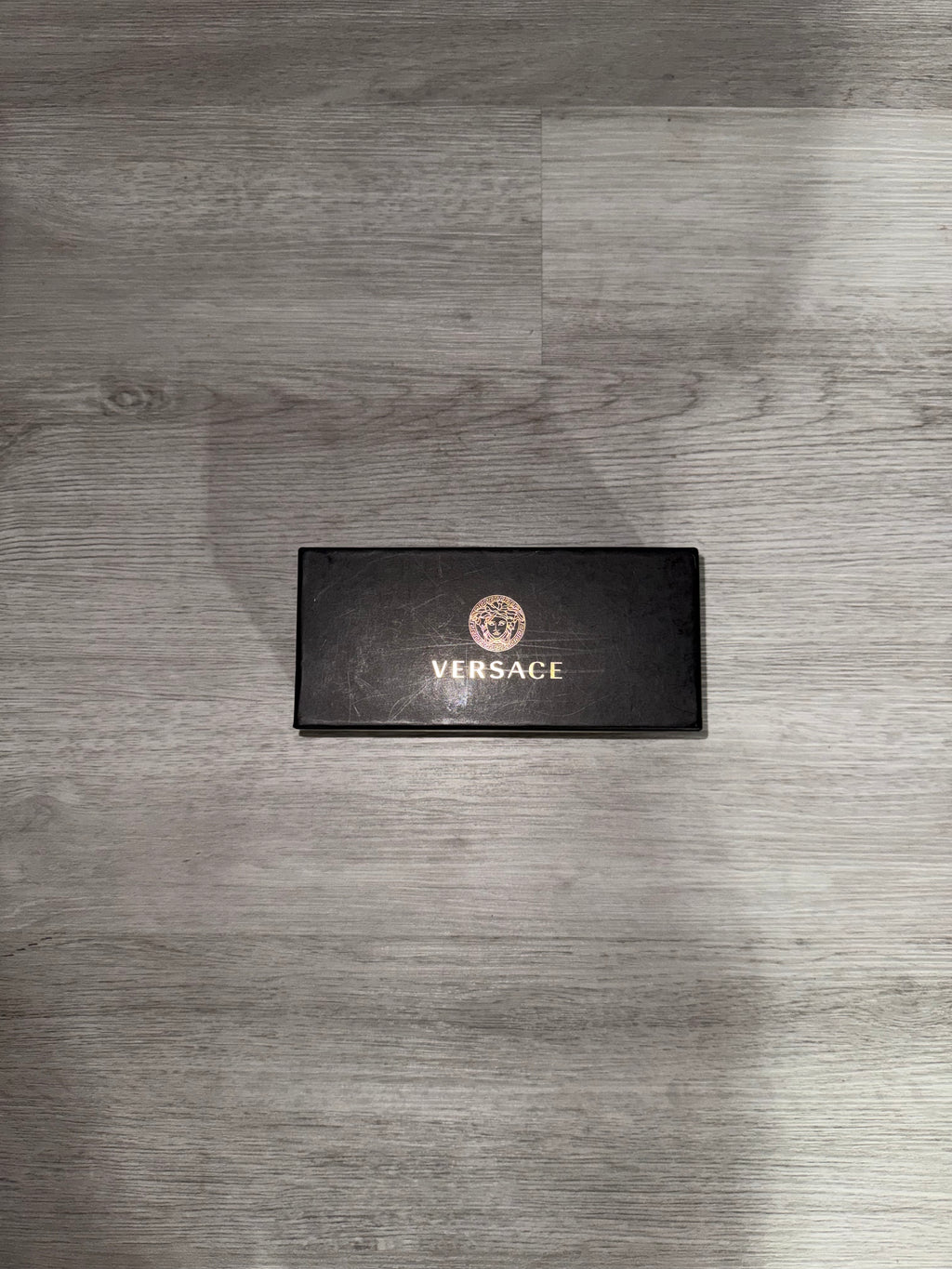 VERSACE VINTAGE LOGO RECTANGLE SUNGLASSES