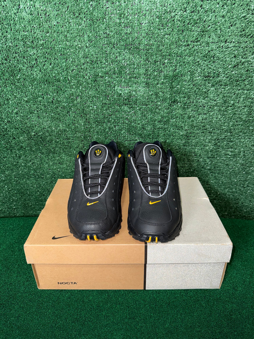 NOCTA X NIKE HOT STEP AIR TERRA ‘BLACK UNIVERSITY GOLD’