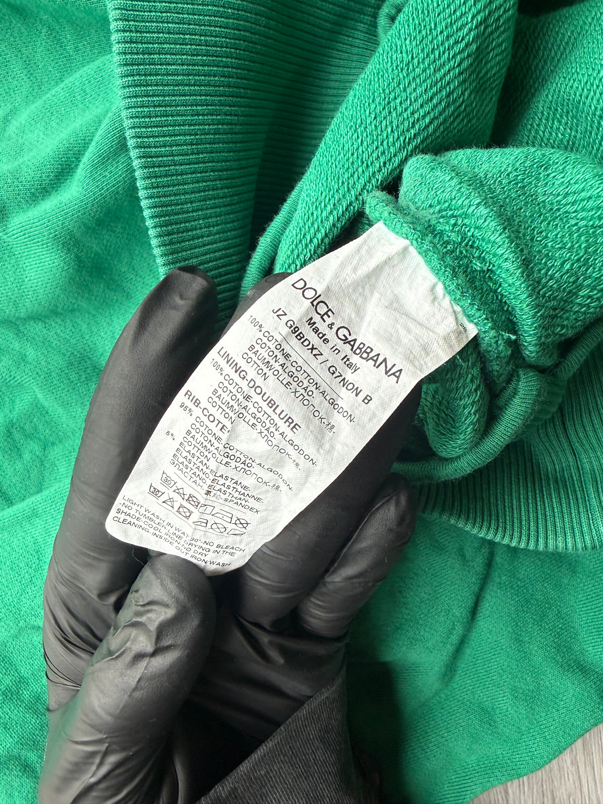 Dolce & Gabbana Logo-Print Cotton Hoodie